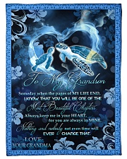 KEEP ME IN YOUR HEART - BEST GIFT FOR GRANDSON Small Fleece Blanket - 30" x 40" front