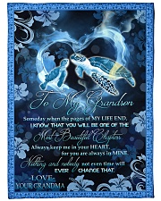 KEEP ME IN YOUR HEART - BEST GIFT FOR GRANDSON Fleece Blanket tile
