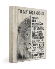 LOVE LIFE - LOVELY GIFT FOR GRANDSON 11x14 Gallery Wrapped Canvas Prints front