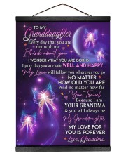 I THINK ABOUT YOU - LOVELY GIFT FOR GRANDDAUGHTER Hanging Canvas tile