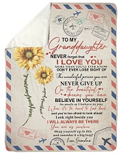 YOU ARE MY SUNSHINE SPECIAL GIFT FOR GRANDDAUGHTER Large Sherpa Fleece Blanket - 60" x 80" thumbnail