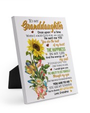 HOW SPECIAL YOU ARE TO ME - BEST GIFT FOR GRANDDAUGHTER Easel-Back Gallery Wrapped Canvas tile
