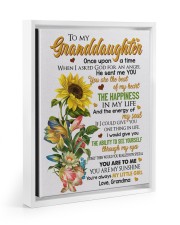 HOW SPECIAL YOU ARE TO ME - BEST GIFT FOR GRANDDAUGHTER Floating Framed Canvas Prints White tile