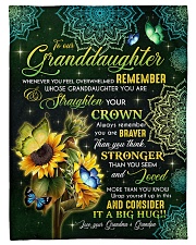 A BIG HUG - TO GRANDDAUGHTER FROM GRANDMA Small Fleece Blanket - 30" x 40" front
