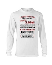 IF YOU MESS WITH ME - PERFECT GIFT FOR GRANDSON Long Sleeve Tee tile