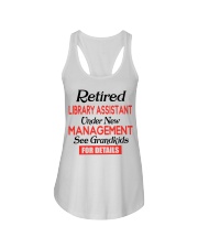 RETIRED LIBRARY ASSISTANT - GIFT FOR GRANDPARENTS Ladies Flowy Tank tile