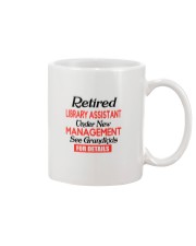 RETIRED LIBRARY ASSISTANT - GIFT FOR GRANDPARENTS Mug tile