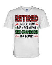 See Grandkids For Details - Perfect Gift For Grandma V-Neck T-Shirt tile