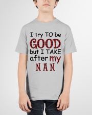 TRY TO BE GOOD - GIFT FOR GRANDKIDS Youth T-Shirt garment-youth-tshirt-front-01