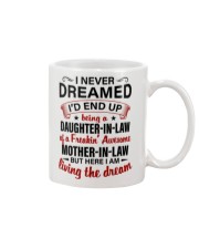 LIVING THE DREAM - LOVELY GIFT FOR DAUGHTER-IN-LAW Mug front
