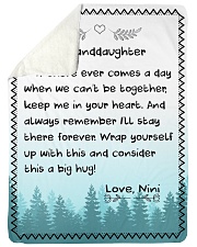 I'LL STAY THERE FOREVER - NINI TO GRANDDAUGHTER Sherpa Fleece Blanket tile