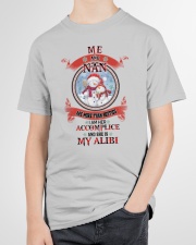 She Is My Alibi - Amazing Gift For Grandkids Youth T-Shirt garment-youth-tshirt-front-lifestyle-01