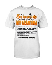 5 THINGS YOU SHOULD KNOW ABOUT MY GRANDMA - LOVELY GIFT FOR GRANDCHILD Premium Fit Mens Tee tile
