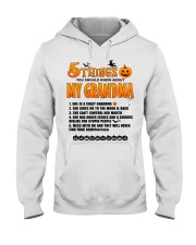 5 THINGS YOU SHOULD KNOW ABOUT MY GRANDMA - LOVELY GIFT FOR GRANDCHILD Hooded Sweatshirt tile