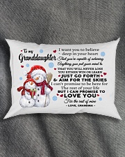 YOU WILL NEVER LOSE - BEST GIFT FOR GRANDDAUGHTER Rectangular Pillowcase aos-pillow-rectangle-front-lifestyle-1