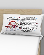 YOU WILL NEVER LOSE - BEST GIFT FOR GRANDDAUGHTER Rectangular Pillowcase aos-pillow-rectangular-front-lifestyle-02