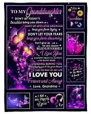 PROUD OF YOU - LOVELY GIFT FOR GRANDDAUGHTER Small Fleece Blanket - 30" x 40" front