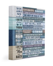 THE BEST BY FAR IS YOU - GRANDMA TO GRANDDAUGHTER 11x14 Gallery Wrapped Canvas Prints thumbnail