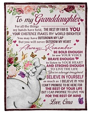 BELIEVE IN YOURSELF - TO GRANDDAUGHTER FROM OMA Small Fleece Blanket - 30" x 40" front