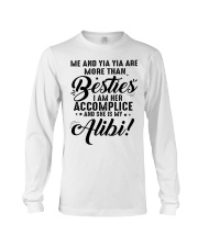 SHE IS MY ALIBI - LOVELY GIFT FOR GRANDCHILD Long Sleeve Tee tile