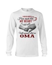 MY HEART - PERFECT GIFT FOR OMA Long Sleeve Tee tile