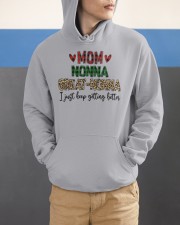 I JUST KEEP GETTING BETTER - PERFECT GIFT FOR NONNA Hooded Sweatshirt apparel-hooded-sweatshirt-lifestyle-front-53