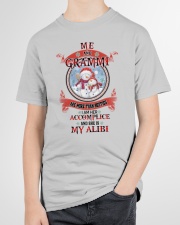 She Is My Alibi - Amazing Gift For Grandkids Youth T-Shirt garment-youth-tshirt-front-lifestyle-01