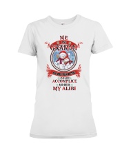 She Is My Alibi - Amazing Gift For Grandkids Premium Fit Ladies Tee tile