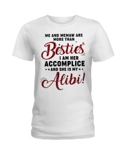 ME AND MEMAW ARE MORE THAN BESTIES Ladies T-Shirt tile