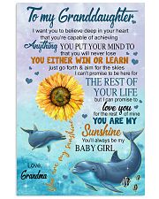 YOU ARE MY SUNSHINE - BEST GIFT FOR GRANDDAUGHTER 11x17 Poster front