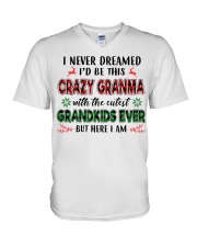 I Never Dreamed - Perfect Gift For Grandma V-Neck T-Shirt tile
