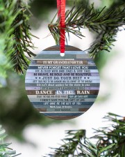 JUST DO YOUR BEST - GREAT GIFT FOR GRANDDAUGHTER Circle ornament - single (porcelain) aos-circle-ornament-single-porcelain-lifestyles-07