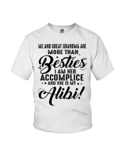 SHE IS MY ALIBI - LOVELY GIFT FOR GRANDCHILD Youth T-Shirt front