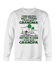 I Asked God For A Best Friend - Amazing Gift For Grandchild Crewneck Sweatshirt tile