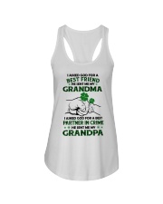 I Asked God For A Best Friend - Amazing Gift For Grandchild Ladies Flowy Tank tile