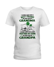 I Asked God For A Best Friend - Amazing Gift For Grandchild Ladies T-Shirt tile