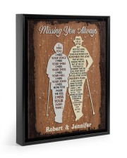 I MISS YOUR EVERYTHING Floating Framed Canvas Prints Black tile