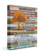 THE SUNSHINE - BEST GIFT FOR GRANDDAUGHTER 11x14 Gallery Wrapped Canvas Prints front