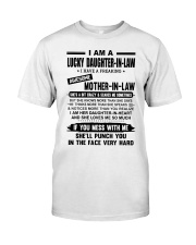I AM A LUCKY DAUGHTER-IN-LAW Premium Fit Mens Tee tile