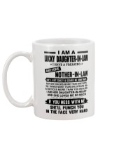 I AM A LUCKY DAUGHTER-IN-LAW Mug back