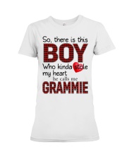 He Calls Me Grammie - Perfect Gift For Grammie Premium Fit Ladies Tee tile