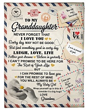 NEVER FORGET I LOVE YOU - GIFT FOR GRANDDAUGHTER Small Fleece Blanket - 30" x 40" front