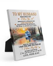 OUR LIVES TOGETHER - PERFECT GIFT FOR HUSBAND 8x10 Easel-Back Gallery Wrapped Canvas thumbnail