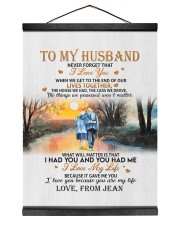 OUR LIVES TOGETHER - PERFECT GIFT FOR HUSBAND 12x16 Black Hanging Canvas thumbnail