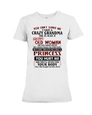 YOU CAN'T SCARE ME - BEST GIFT FOR GRANDDAUGHTER Premium Fit Ladies Tee tile
