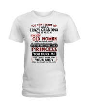 YOU CAN'T SCARE ME - BEST GIFT FOR GRANDDAUGHTER Ladies T-Shirt tile