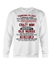 I'M A SPOILED GRANDDAUGHTER OF A CRAZY MIMI Crewneck Sweatshirt tile