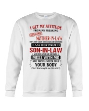 MESS WITH ME - SPECIAL GIFT FOR SON-IN-LAW Crewneck Sweatshirt tile