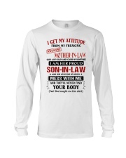 MESS WITH ME - SPECIAL GIFT FOR SON-IN-LAW Long Sleeve Tee tile