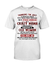I'M JUST A SPOILED CHILD - BEST GIFT FOR GRANDSON Premium Fit Mens Tee tile
